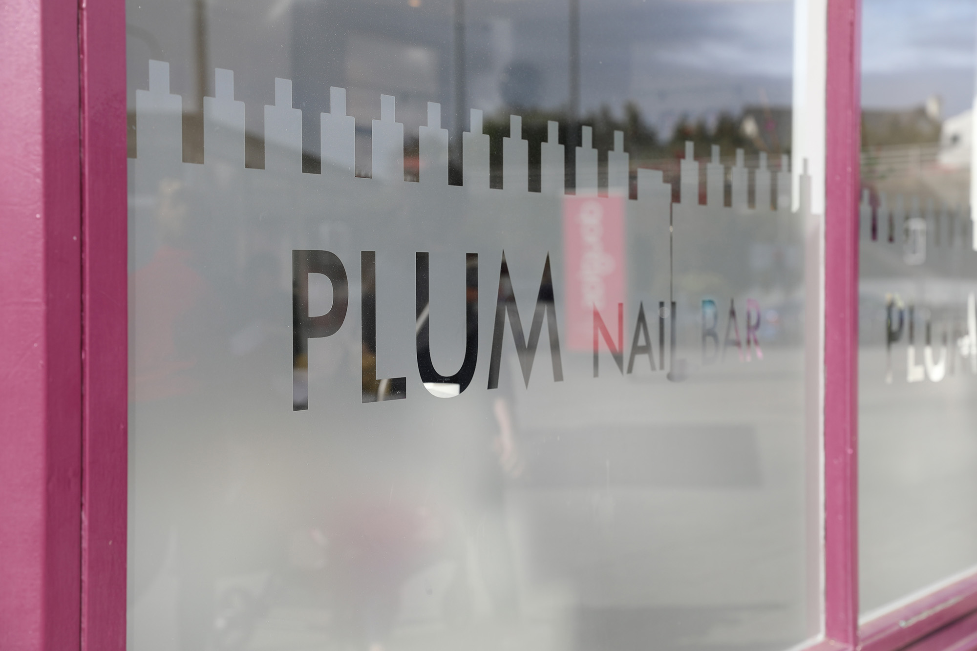 Plum Nail Bar window
